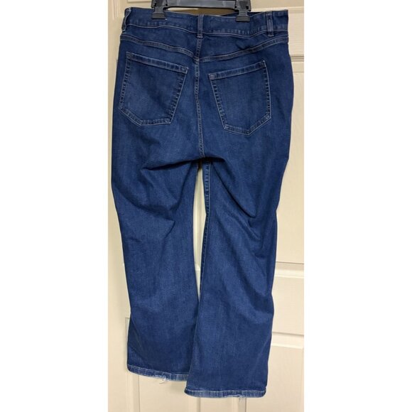 Lane Bryant Jeans Womens Size 16R Dark Blue Bootcut Curvy - Picture 2 of 5